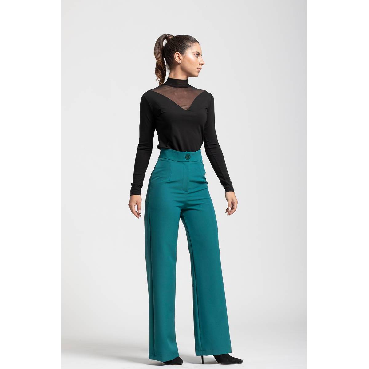 Nala pleated tapered pant, Sustainable women's clothing made in Canada
